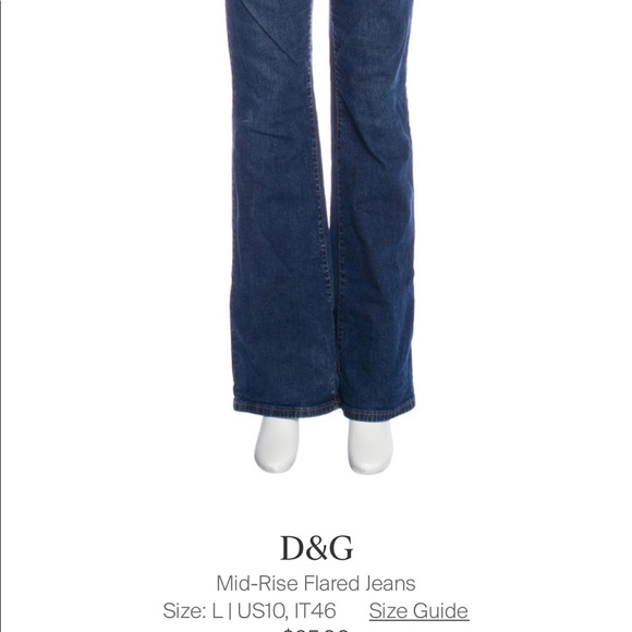29/28 Dolce & Gabanna bootcut jeans. - Picture 2 of 7